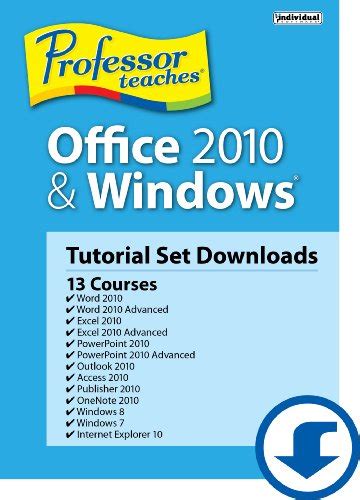 professor teaches office 2010 free download